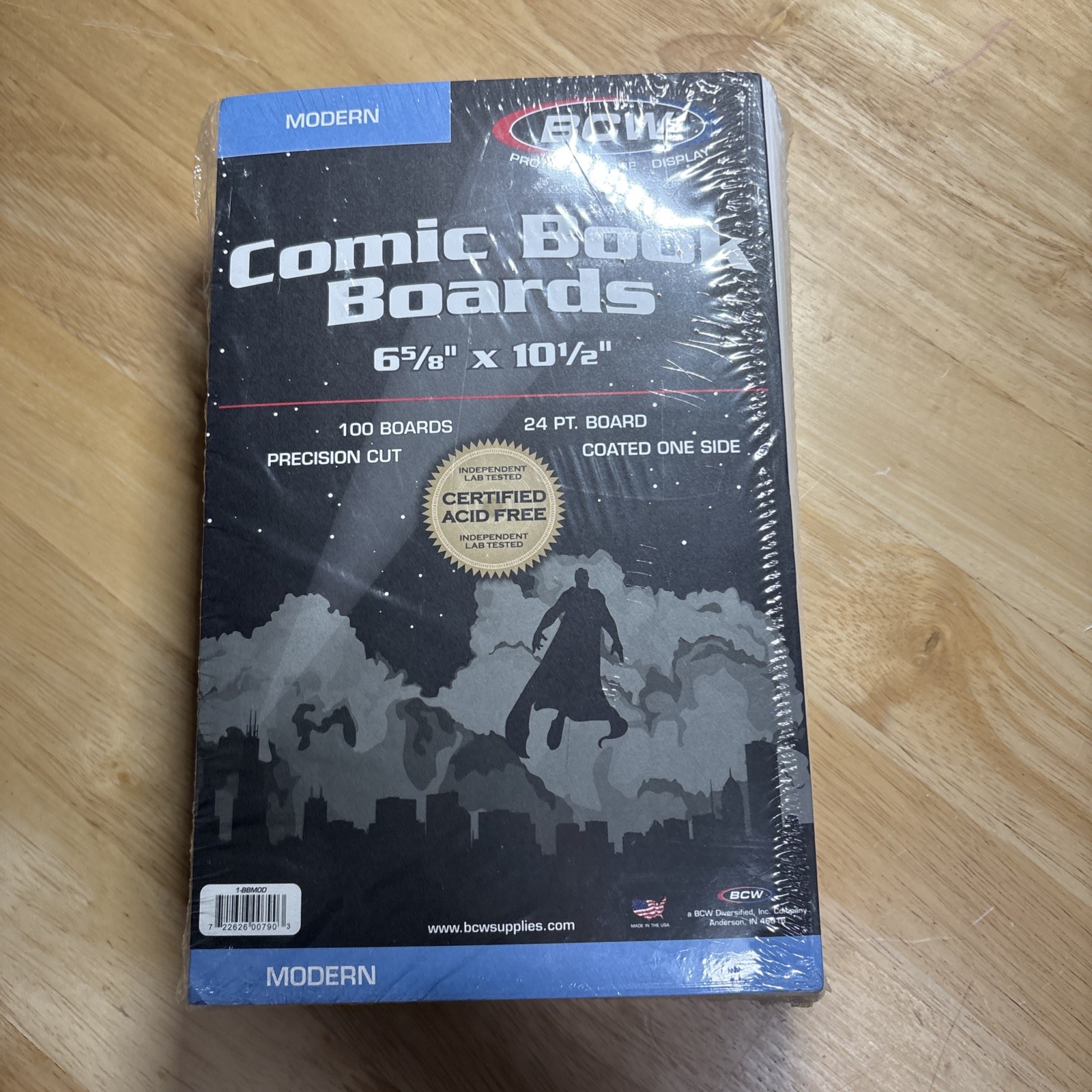 BCW Comic Book Boards (Modern/Current) (100 pack) Acid Free, Archival Safe New