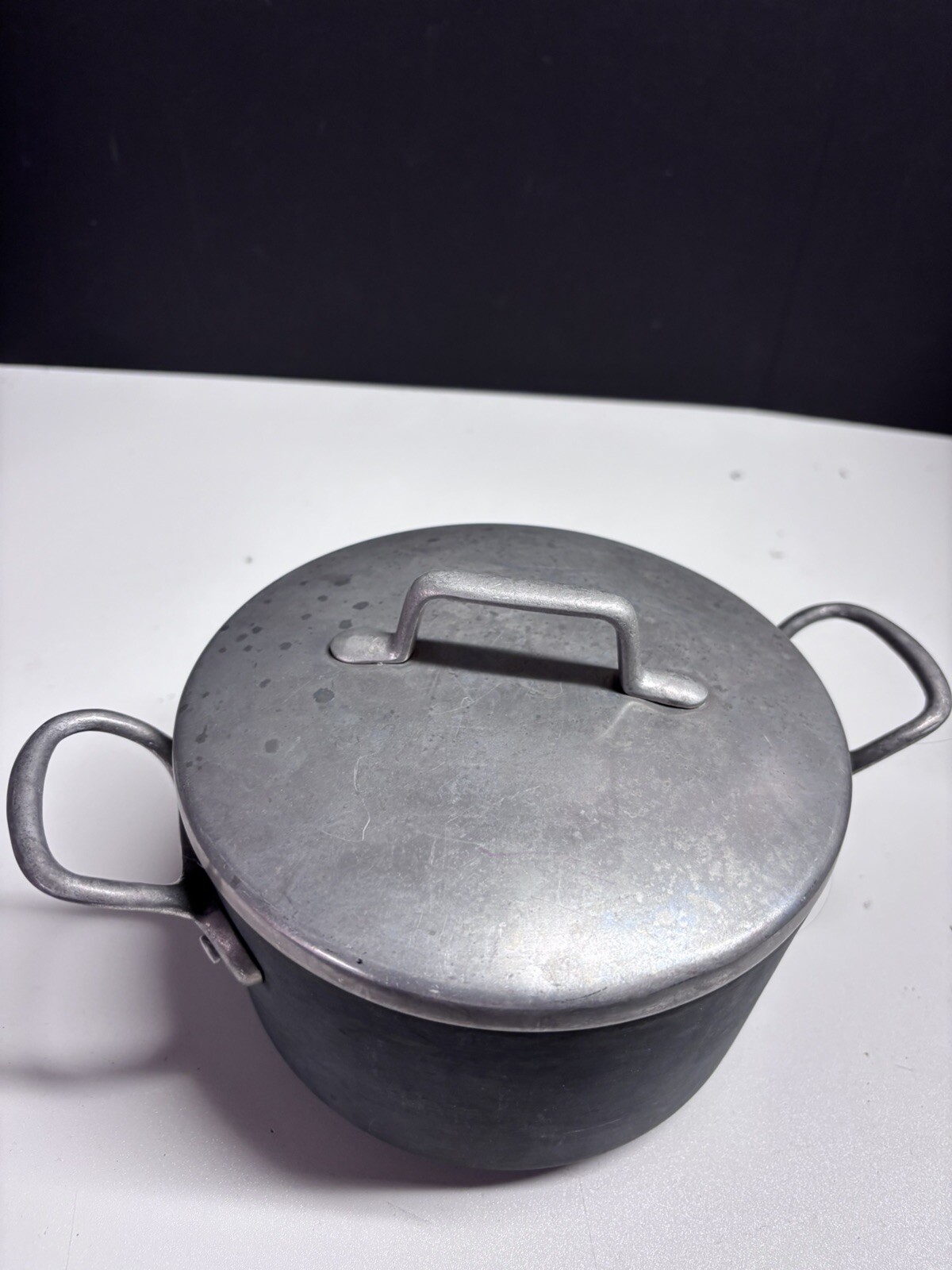 Vintage Magnalite GHC 2 Quarts 2 Liters Stock Pot Pan with Lid USA Made