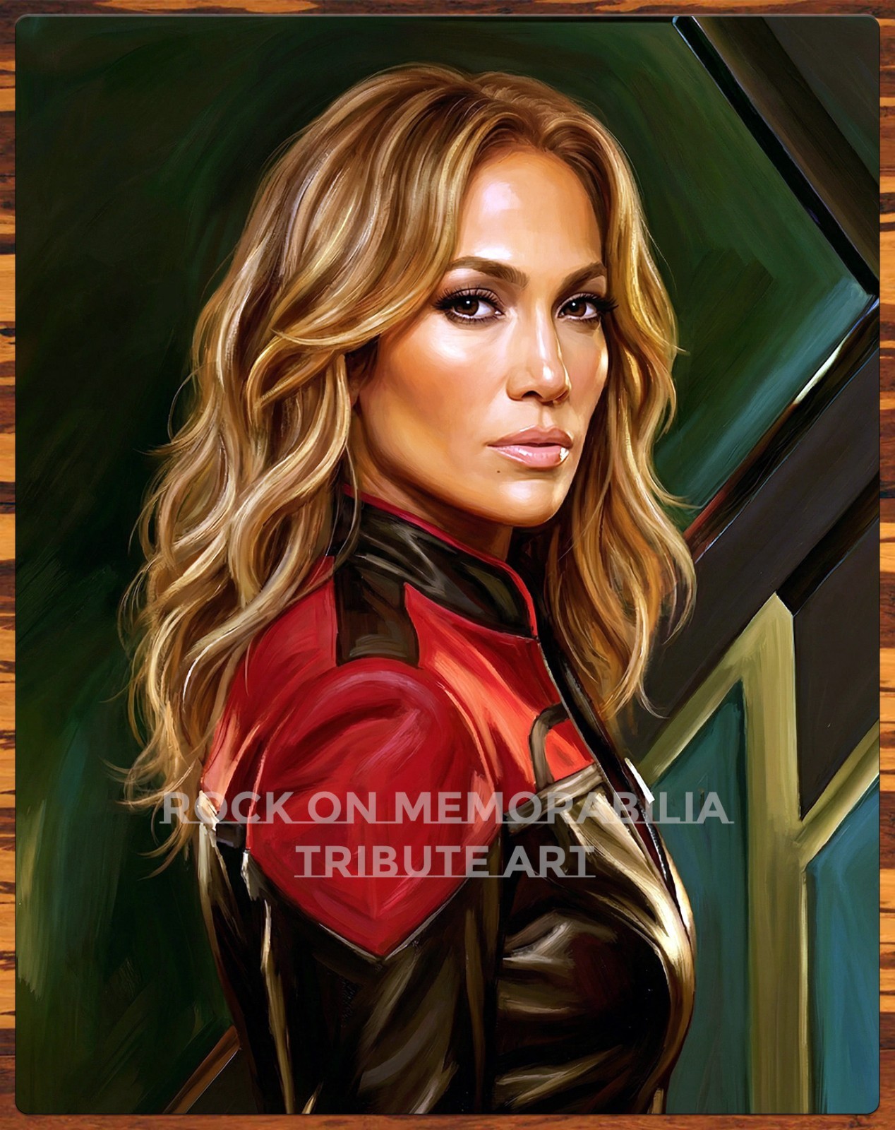 Jennifer Lopez – Tribute Art – Premium Aluminum Metal Sign – 11 x 14