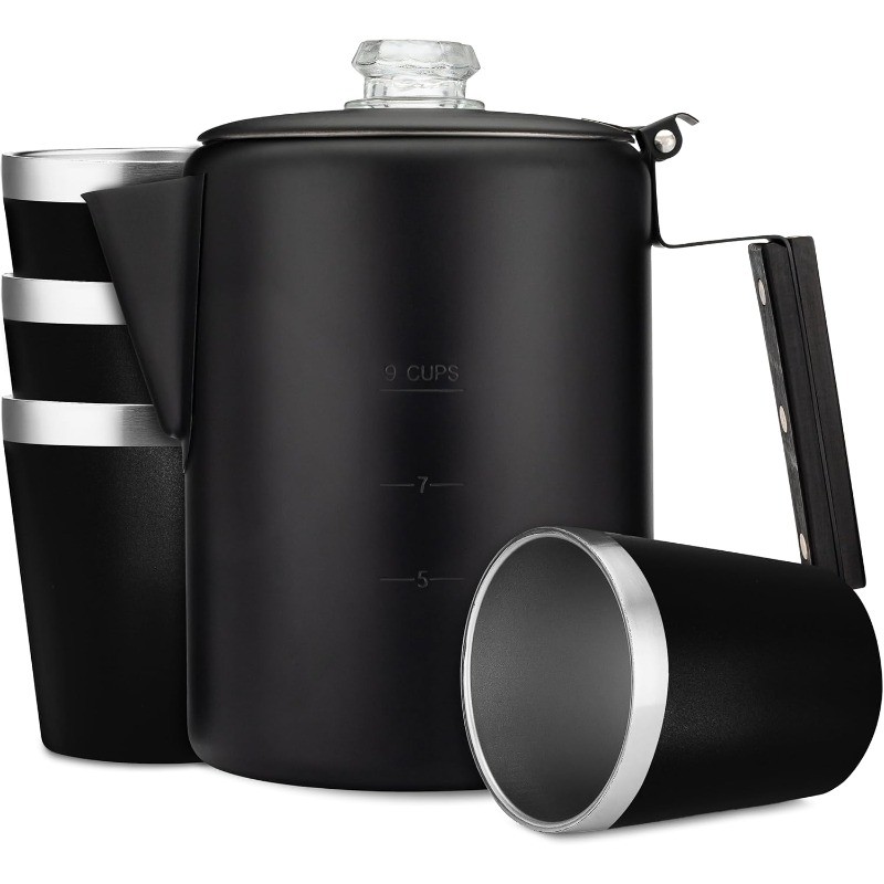 Bozeman Scouts Coffee Serving Sets Percolator Coffee Pot Camping Coffee Maker