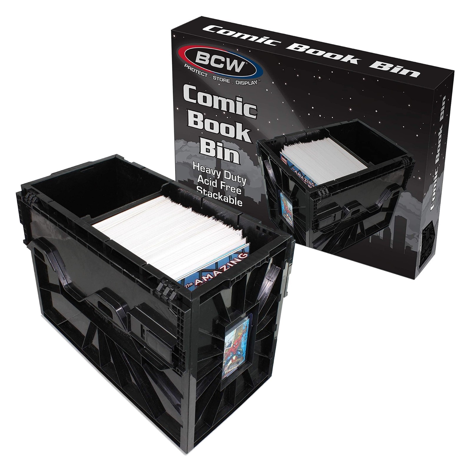 BCW Short Comic Book BIN: 5-ct. Case – Multiple Color Options