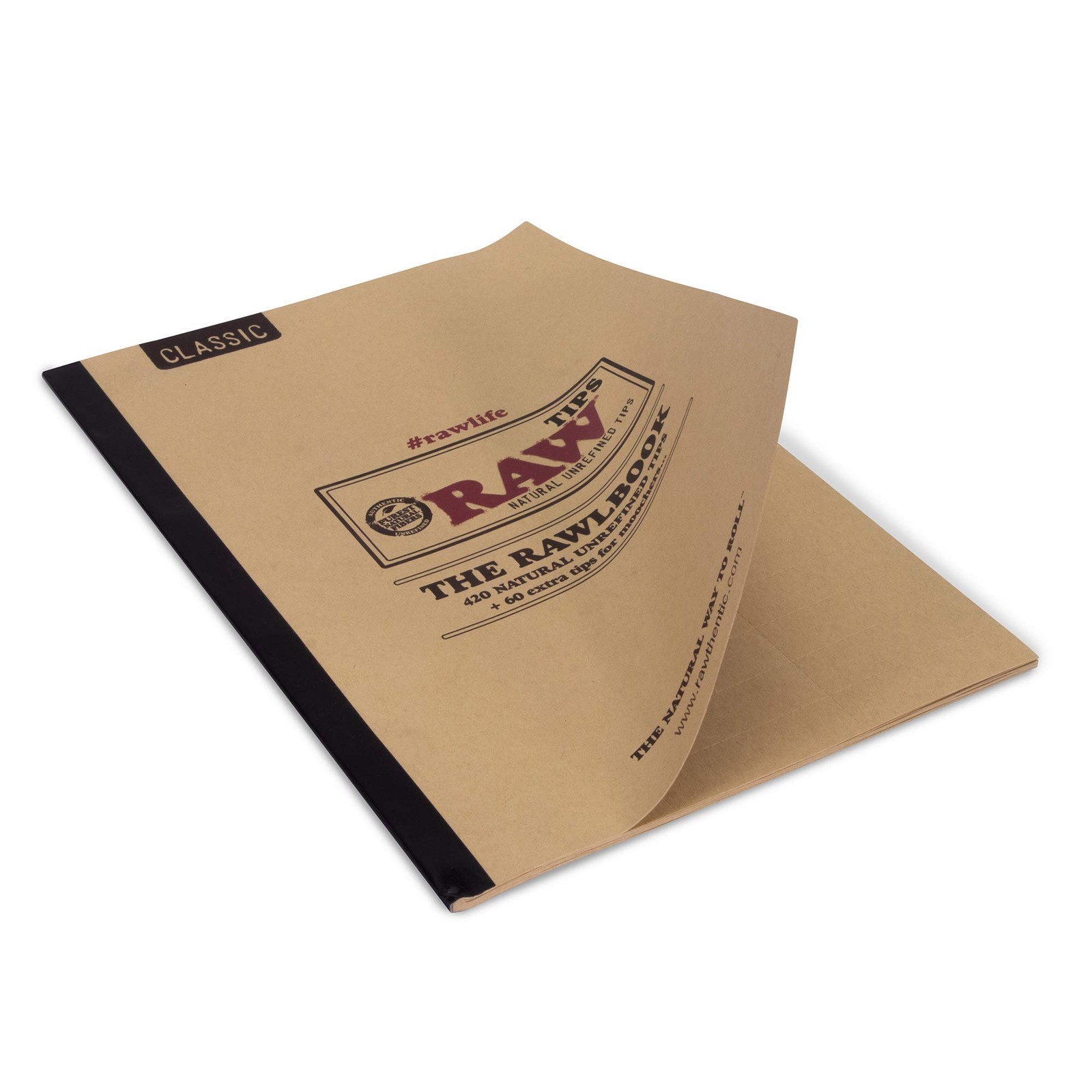 RAW Rawlbook | 10 Pages of Classic Original RAW Paper Tips – All Laid out in Tea