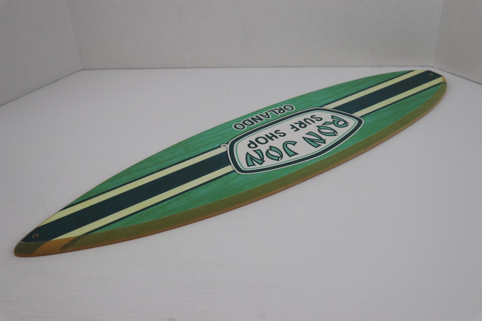 Ron Jon Surf Shop Orlando Mini Surfboard Beach Wall Decor Made USA 24″ x 6″