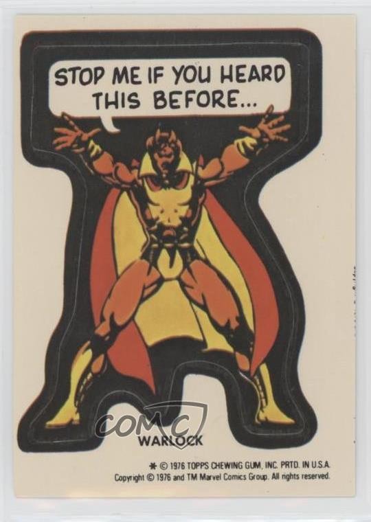 1976 Topps Marvel Comic Book Heroes Warlock 1e67