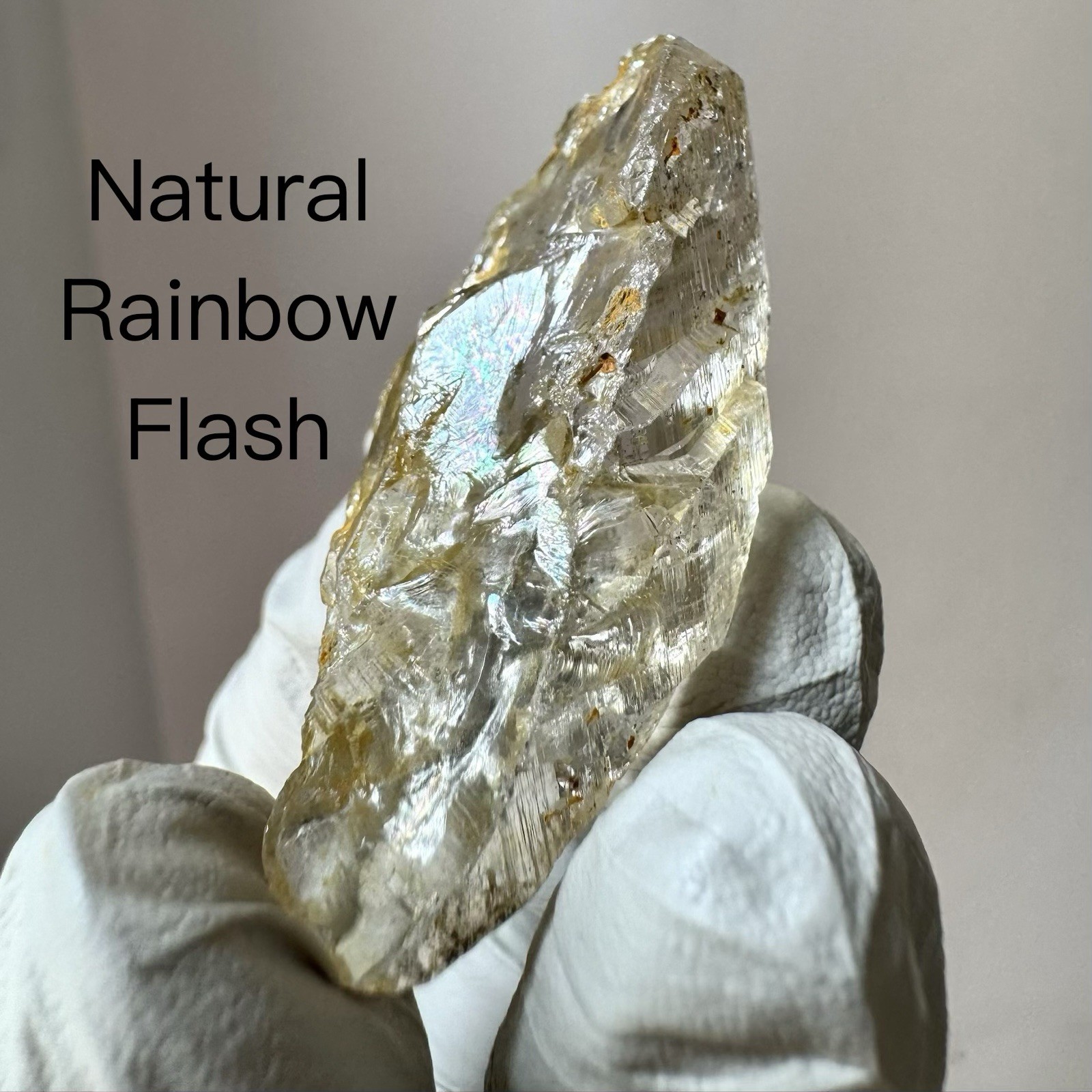 “Golden Vein” Ganesh Himalayan Quartz Akashic Natural Golden Iron healed Crystal