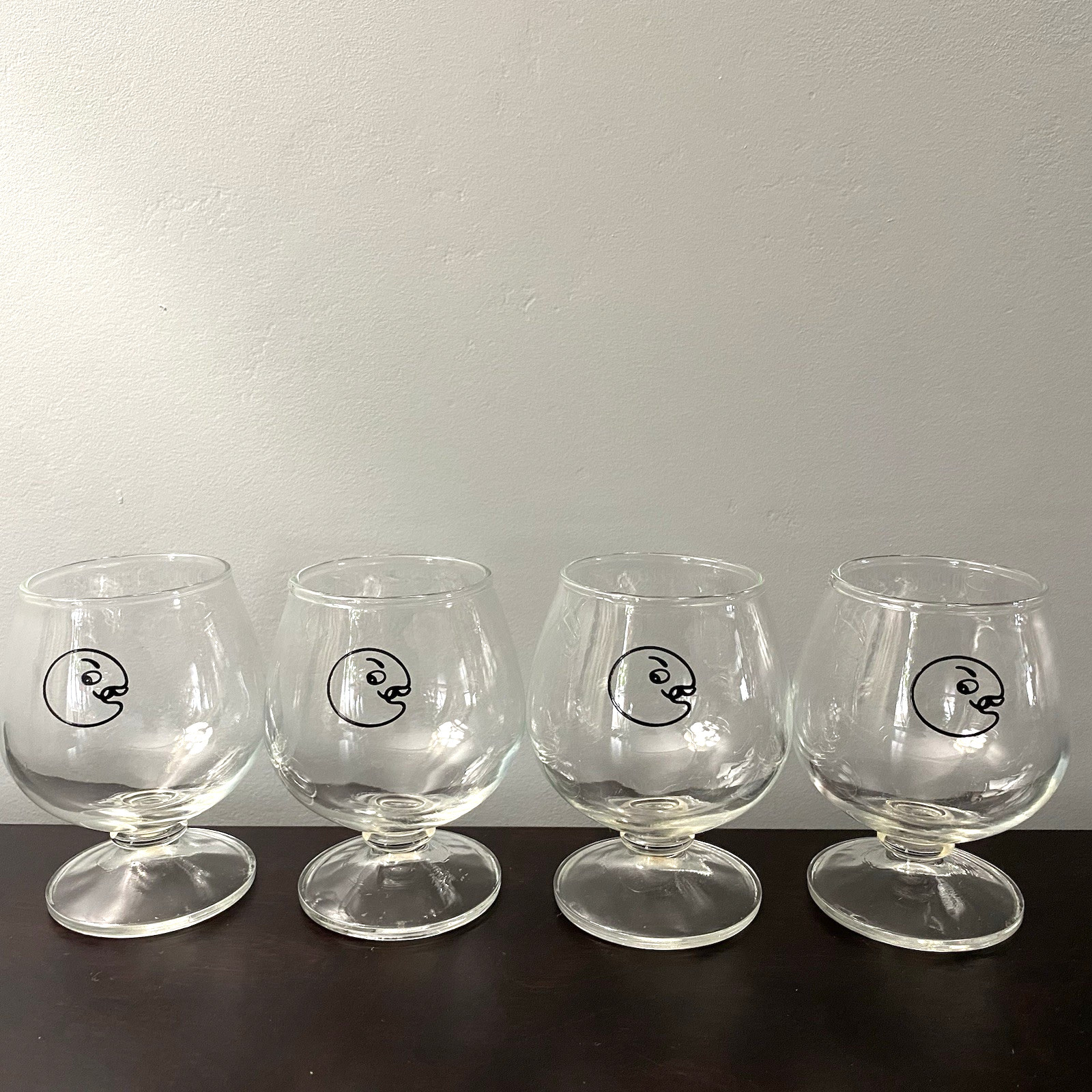 Set of 4 Vintage Bar Glasses Craft Beer Flight Glasses Or Whiskey Glasses