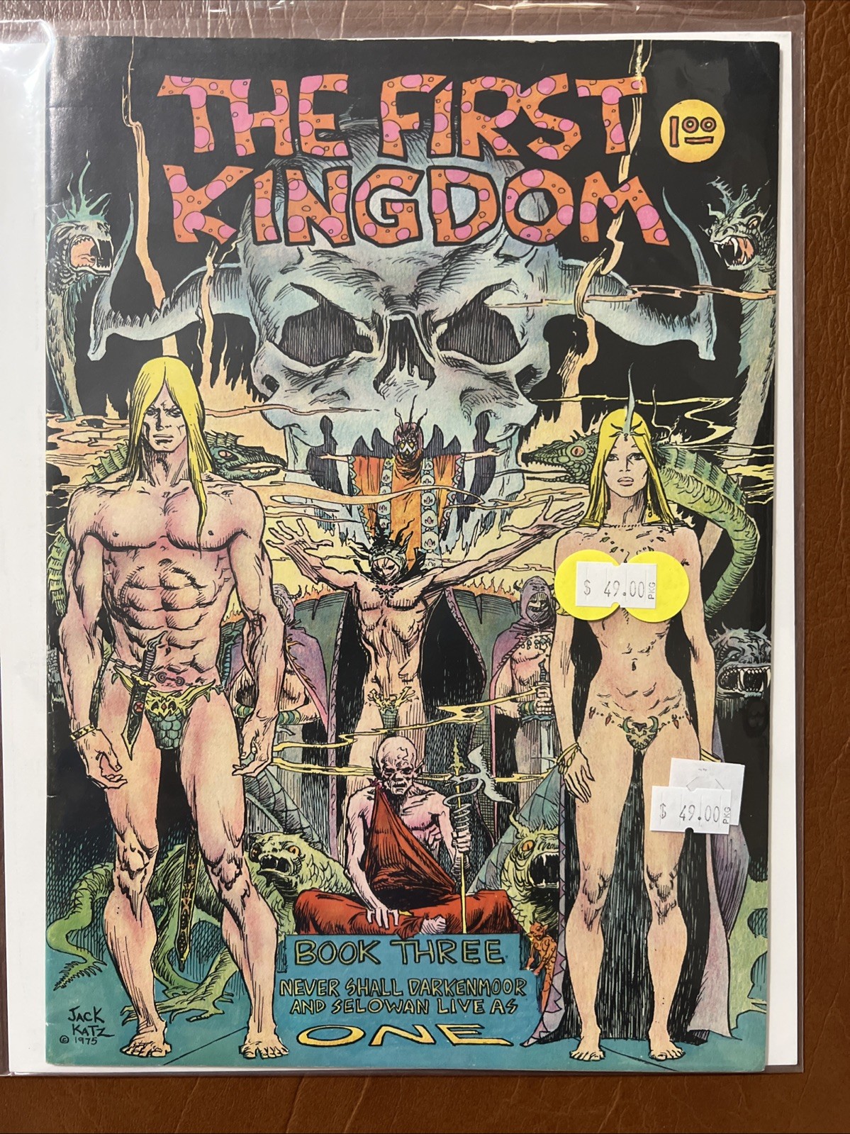 The First Kingdom #3: FN to VF, Comics AND Comix 1975 $7 Ship