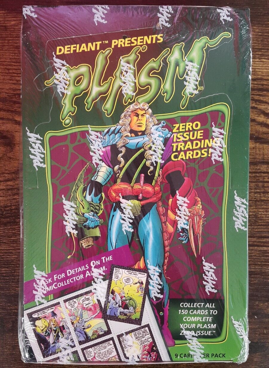 Defiant Presents Plasm Zero Issue Trading Cards Factory Sealed Box ~ Lorca