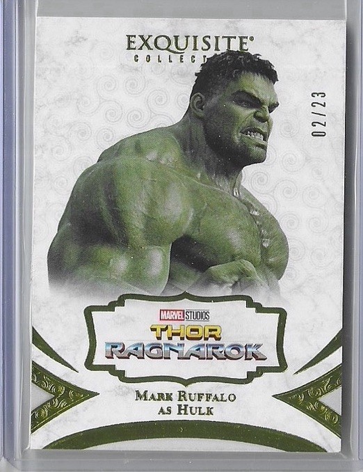 2021 Marvel Black Diamond EXQUISITE YELLOW Mark Ruffalo HULK Avengers #34 #2/23