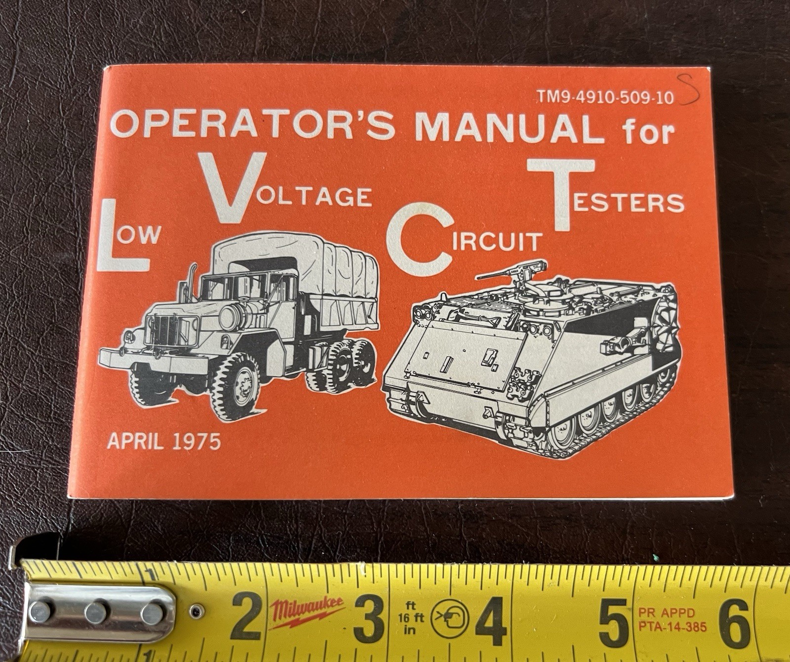 Vintage 1975 Low Voltage Circuit Testers LVCT Manual