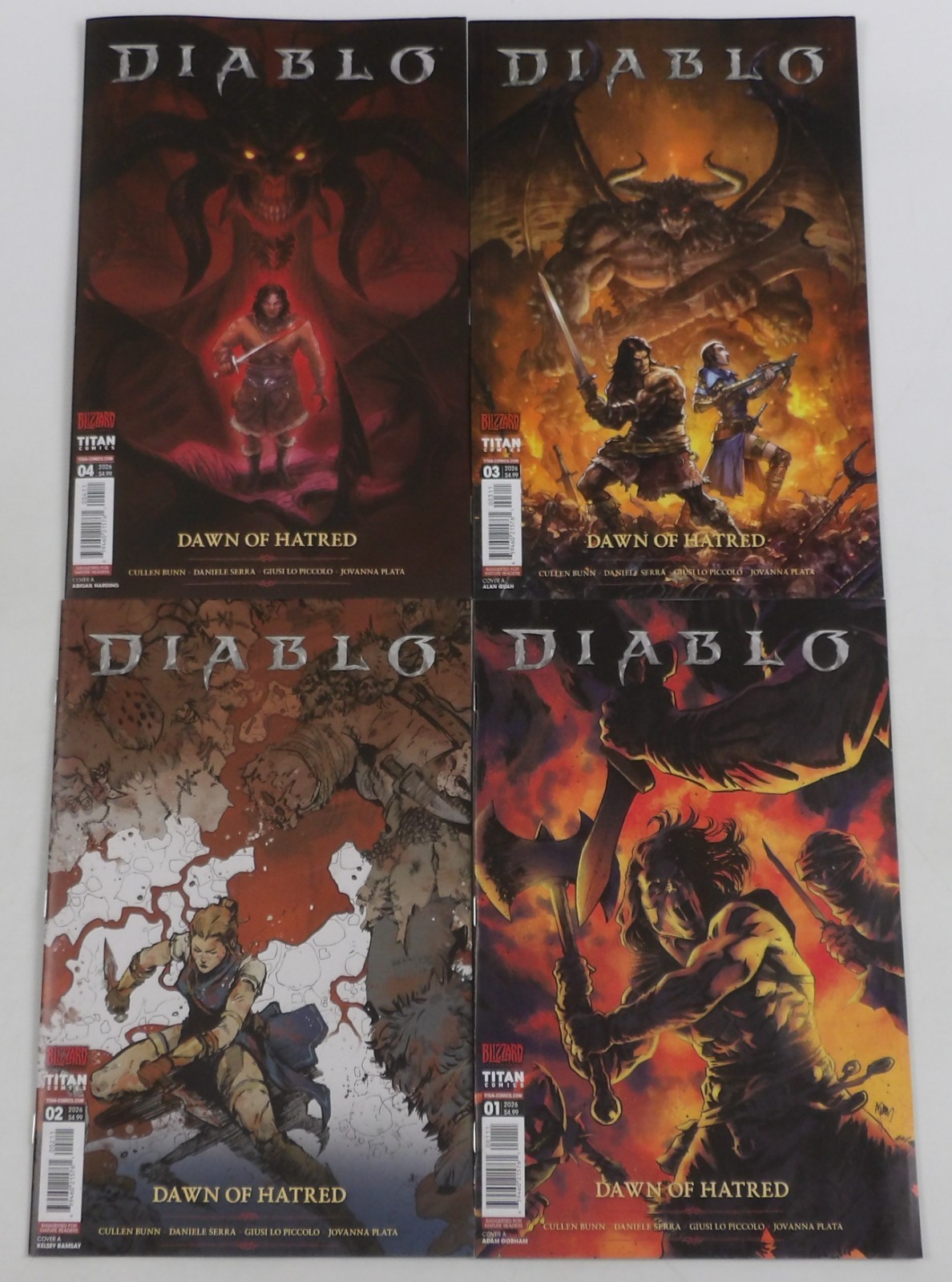 Diablo: Dawn of Hatred #1-4 VF/NM complete series based on video game