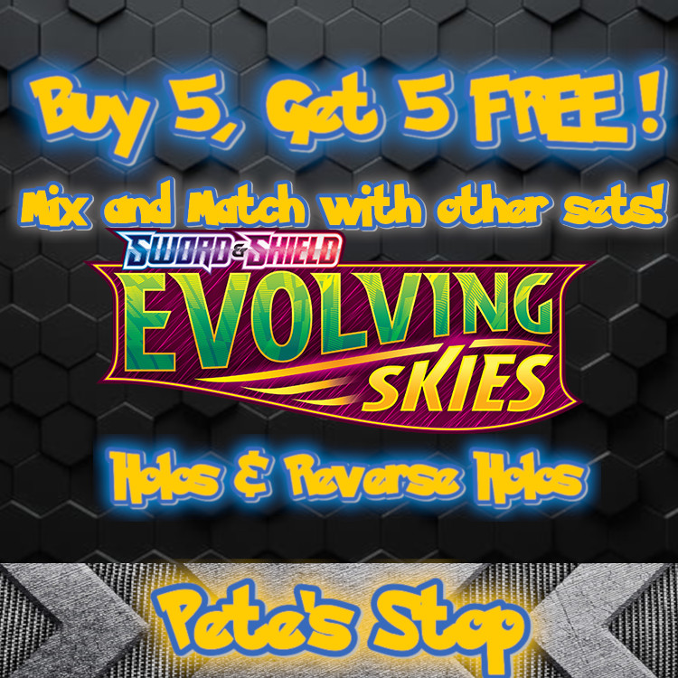 Pokemon Cards – Sword & Shield: Evolving Skies – Holos & Reverse Holos – TCG
