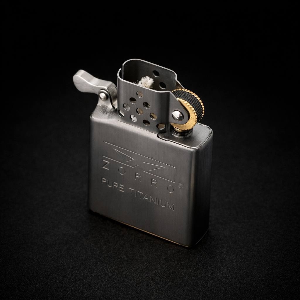 Buy 3 Get 1 ZORRO Titanium Insert Windproof Kerosene Lighter Fuel Tank for 902..
