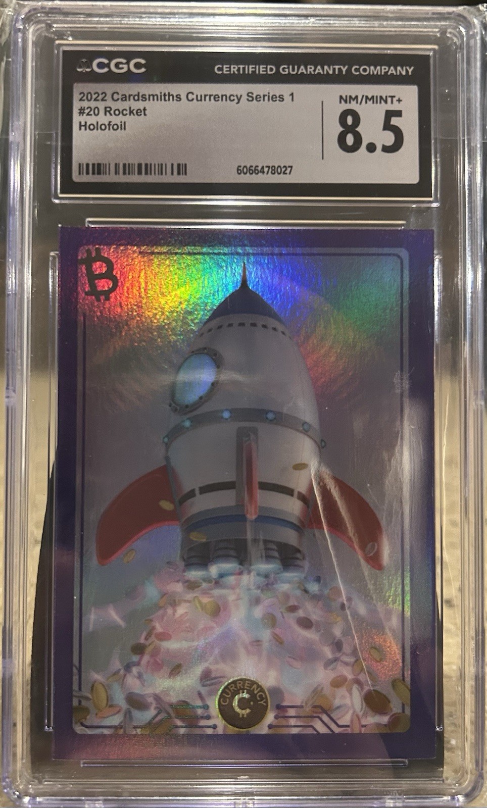 2022 Cardsmiths Currency Series 1 – ROCKET #20 Holofoil HF CGC 8.5