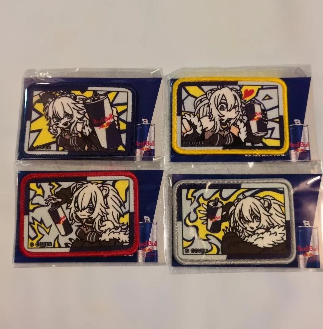 hololive × REDBULL Shishiro Botan Fabric badge all 4 types 2026 MAY　NEW　JAPAN　FS