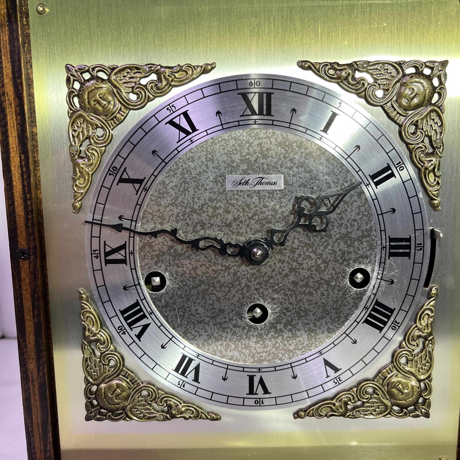 SETH THOMAS LEGACY 3W Key 8-Day Model: 1314-000 Westminster Mantel Clock NO KEY