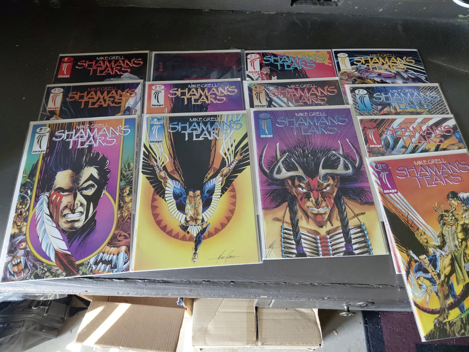 Shaman’s Tears #0-12 Complete Series Comic Lot 13 Issues Mike Grell Image 1993