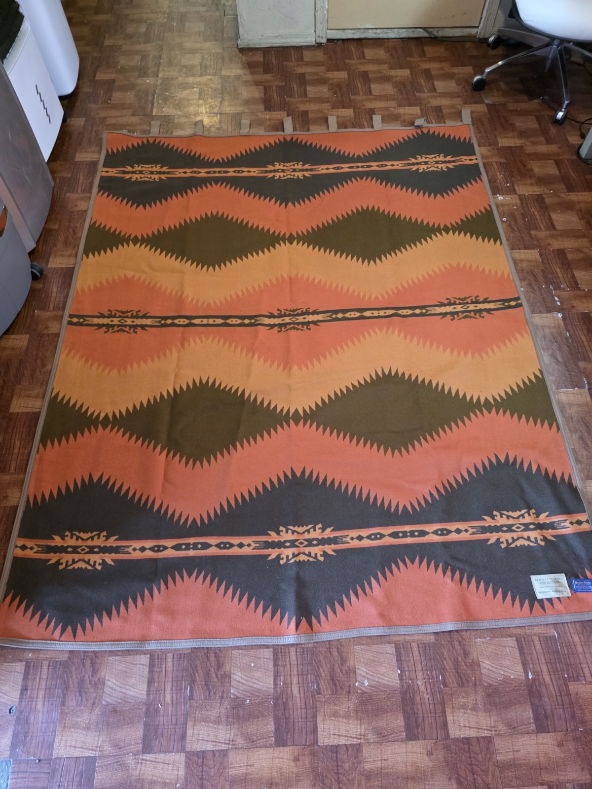 Pendleton Drapes – 1Panels – Wool – Double Sided – 81X64 only one piece
