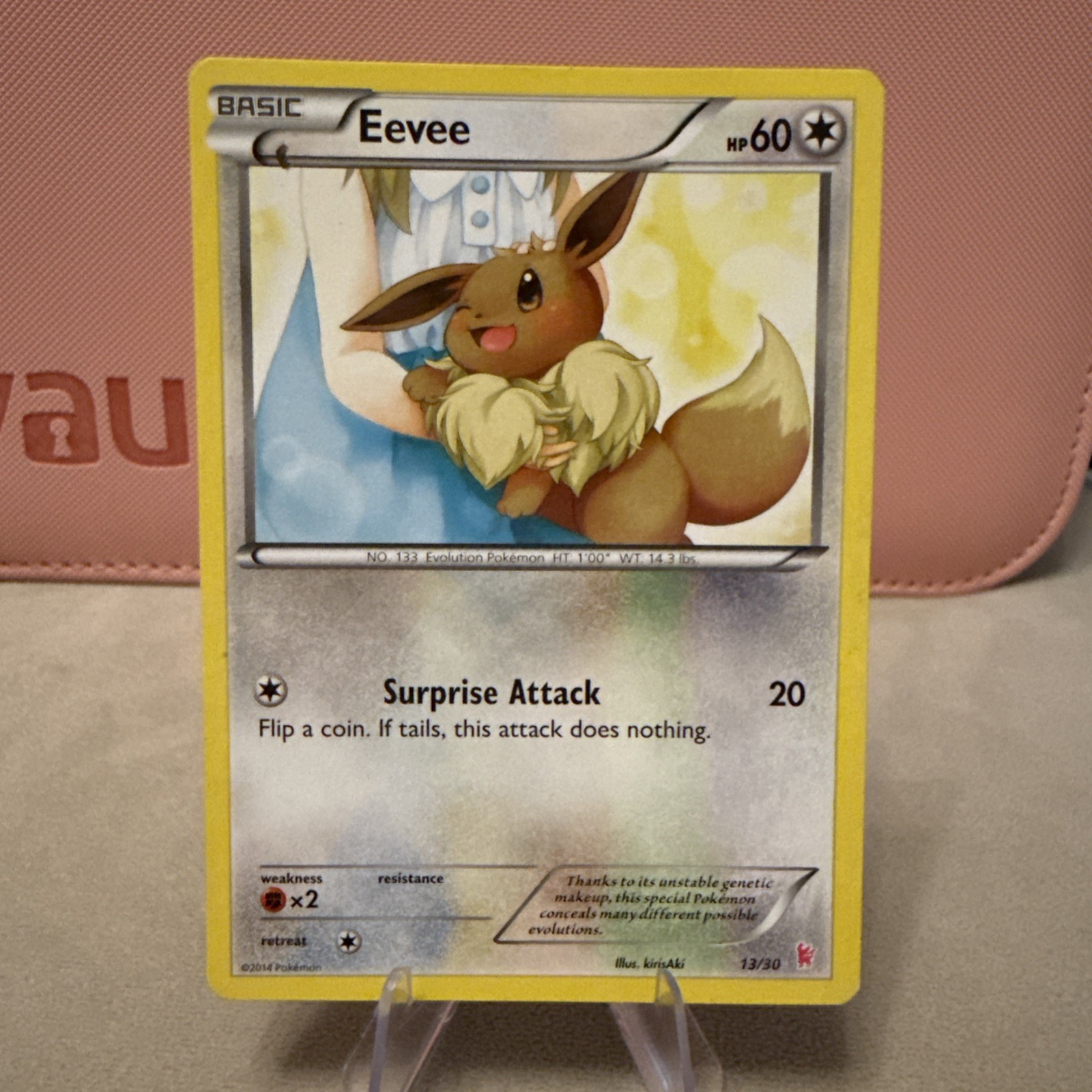 Eevee (13) 13/30 Common XY Trainer Kit: Sylveon & Noivern Pokemon Near Mint