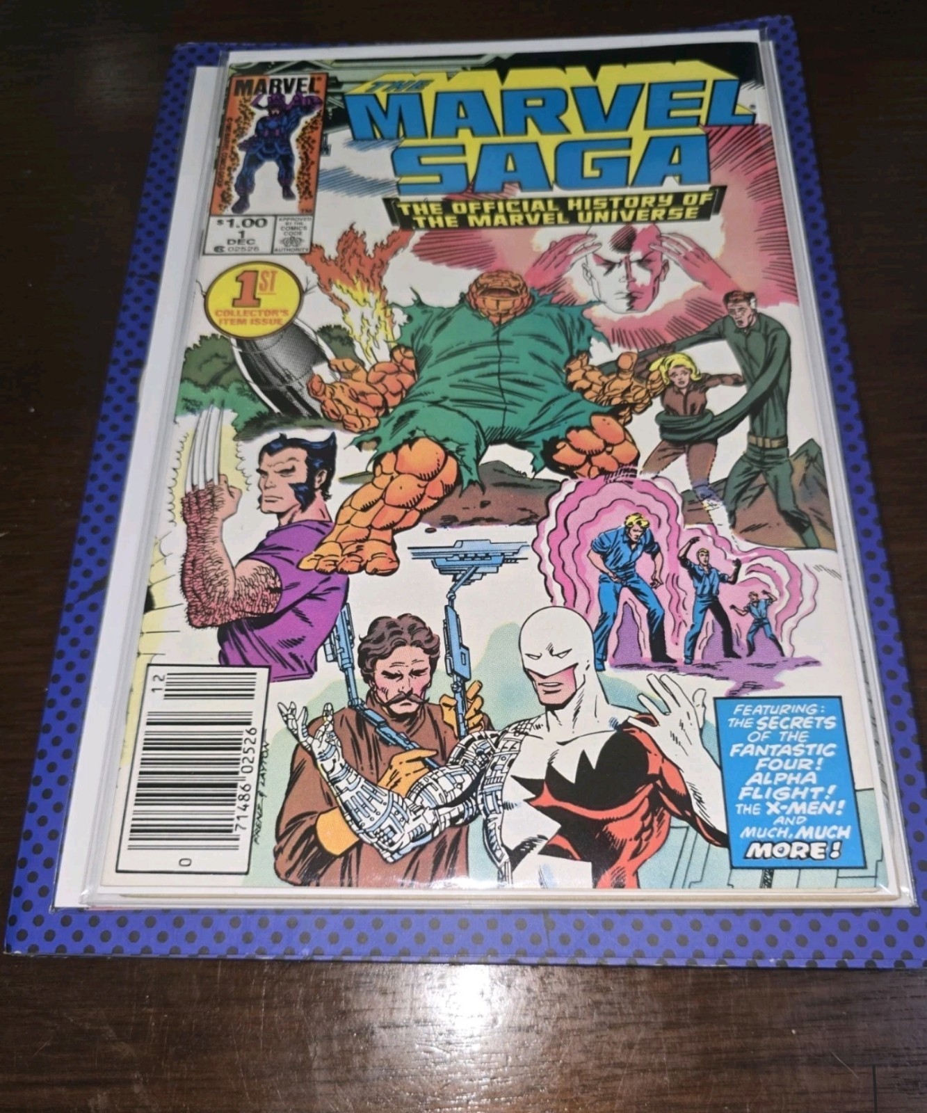 Marvel Comics THE MARVEL SAGA OFFICIAL HISTORY #1 ORIGINS 1985 Key / VG+ — NM+
