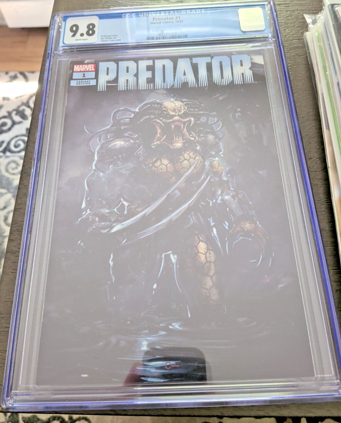 Predator 1 CGC 9.8 Crain Black Flag Variant Cover