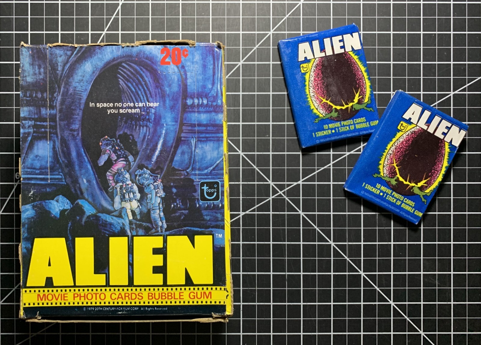 1979 Topps Alien – Empty Display Box + 36 Empty Packs