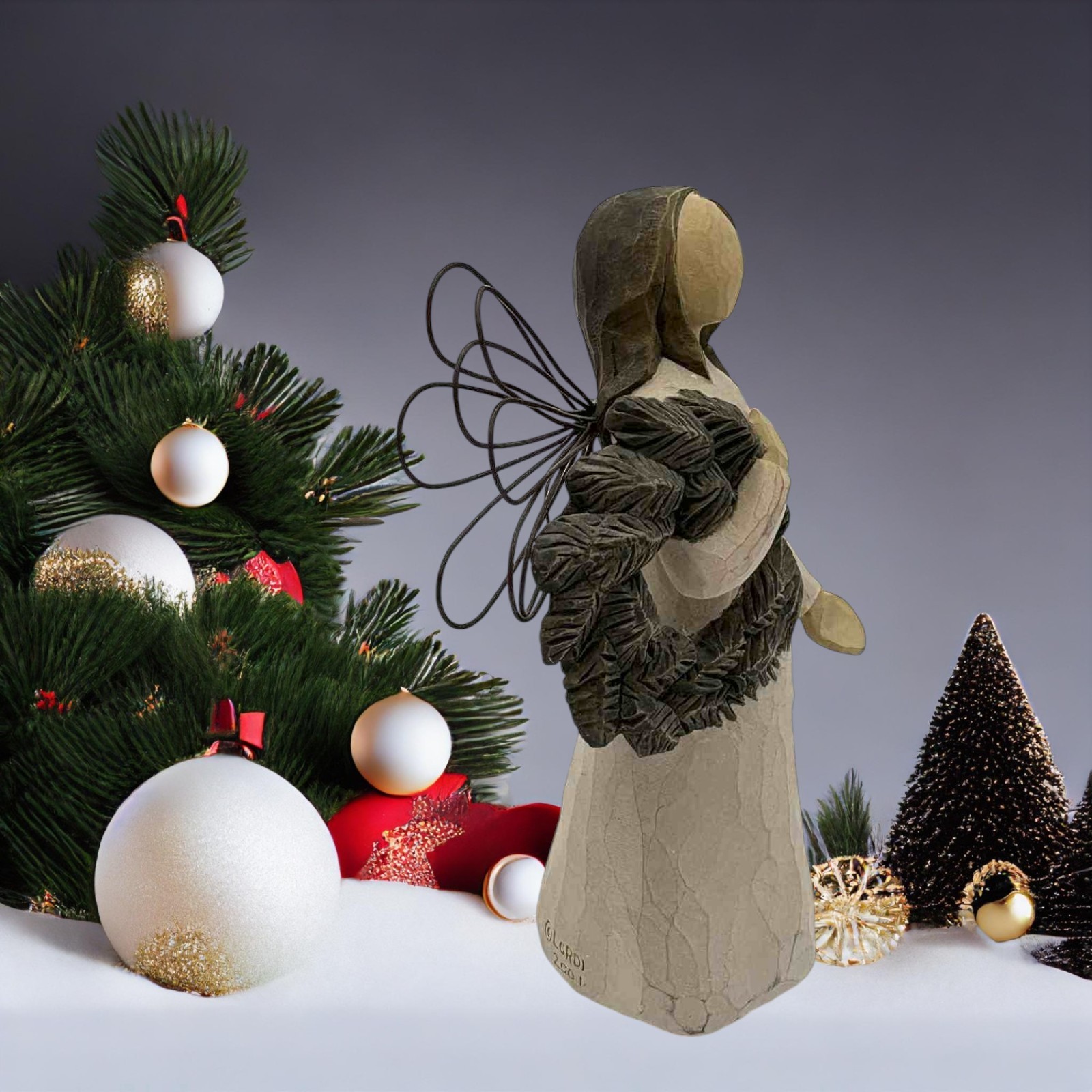 Willow Tree ” Angel Of Winter” Figurine 2001 Susan Lordi Demdaco