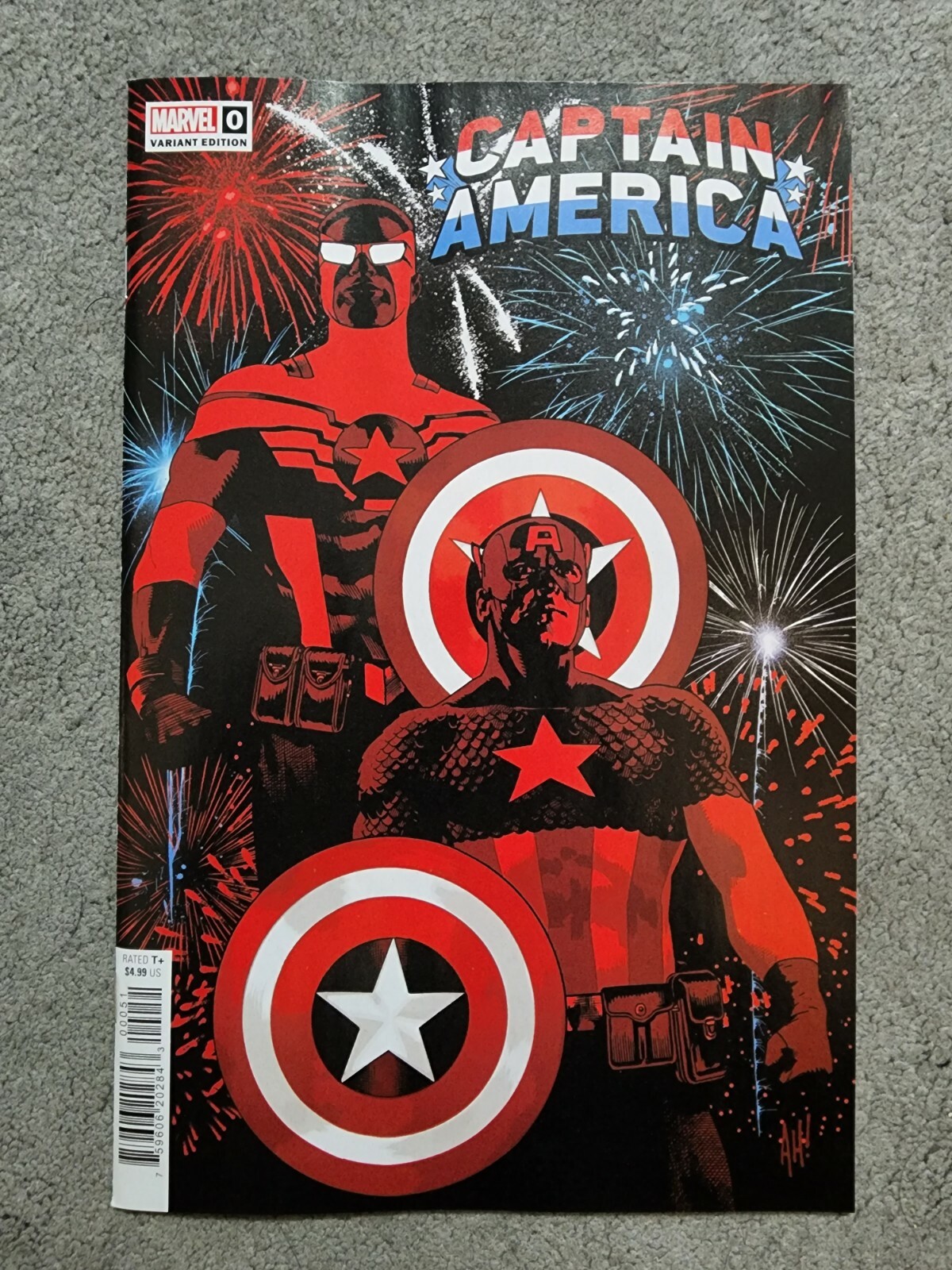 Captain America #0 1:50 Adam Hughes Incentive Variant 2022 NM lots of pics