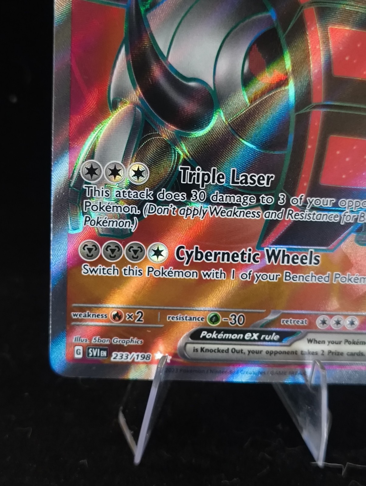 Pokémon TCG Iron Treads ex Scarlet & Violet Base Set 233/198 Holo Ultra Rare