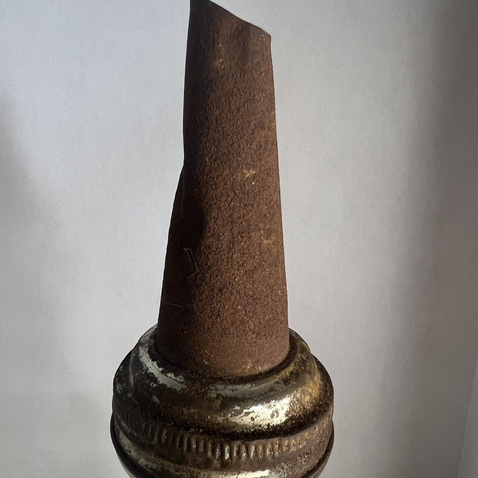 Vintage Glass Advertising Oil Bottle Mass Seal 0-11-B The Master Mfg Co BW-1228