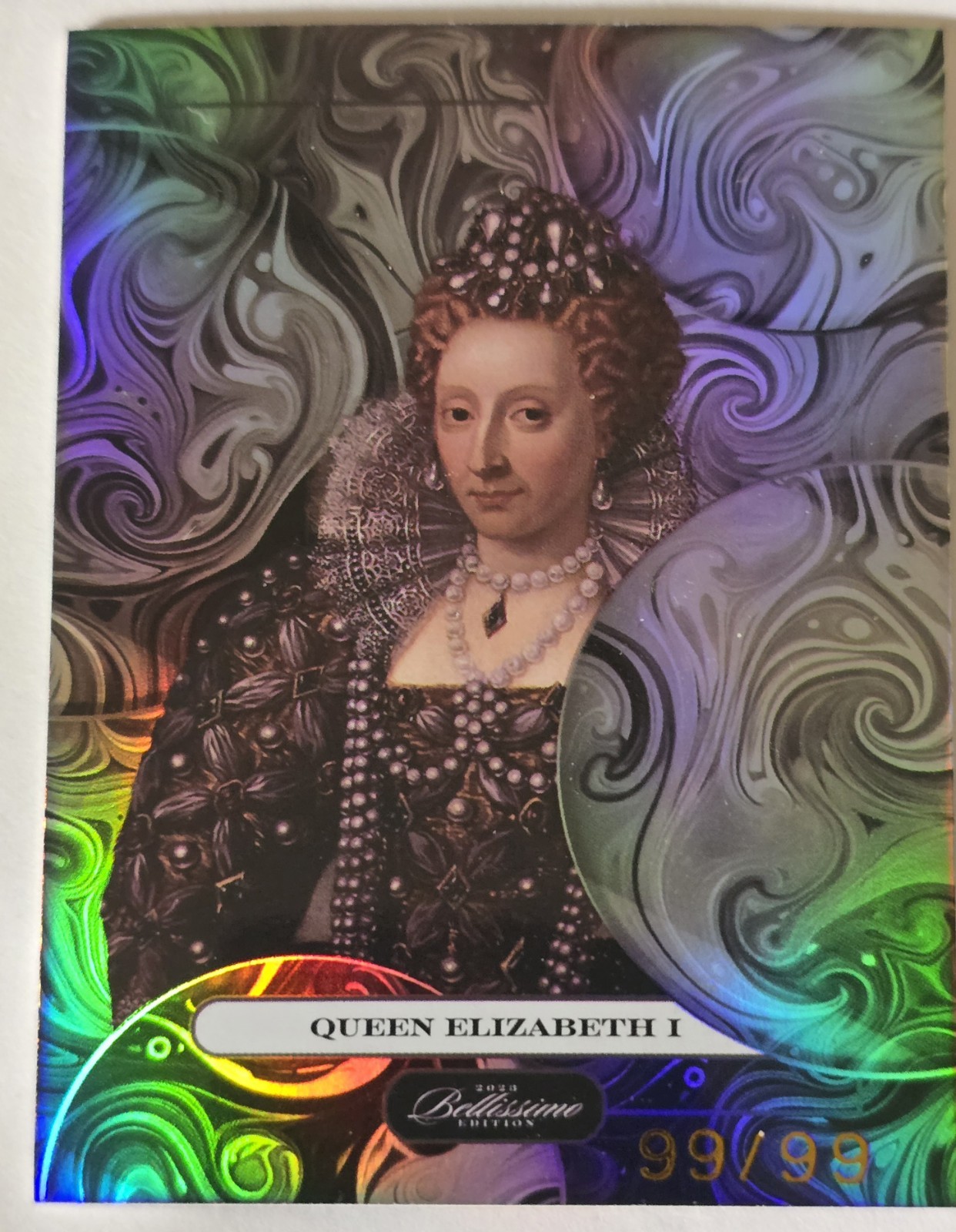 2023 Super Products Bellissimo Queen Elizabeth I Silver Parallel OMEGA 99/99