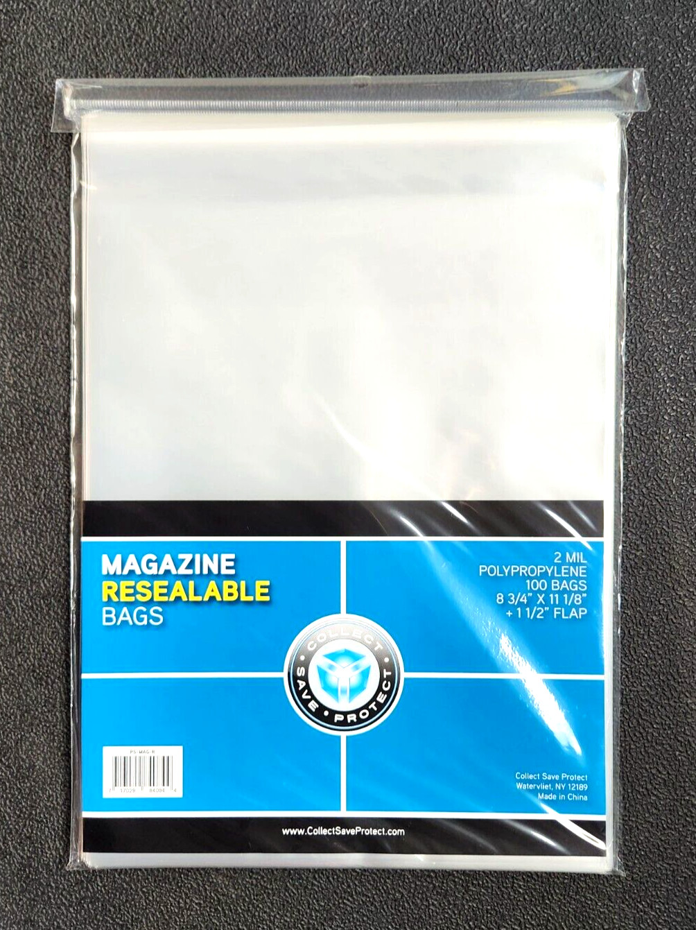 300 Resealable Regular Size Magazine Sleeve Bag Pack Storage Protector Acid Free