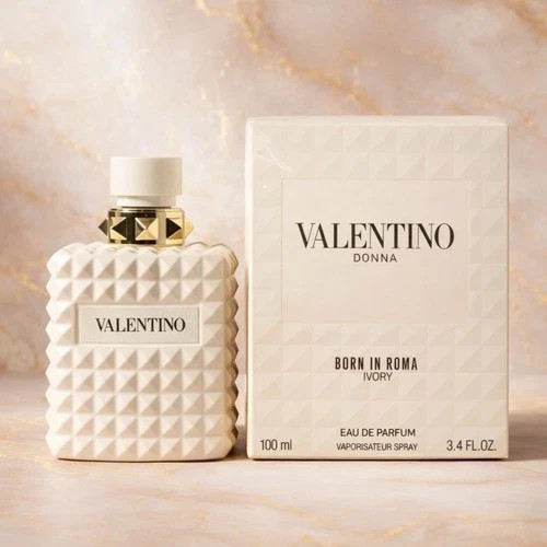 VALENTINO DONNA BORN IN ROMA IVORY EAU DE PARFUM SPRAY WOMEN 3.4Oz – 100 ml NEW