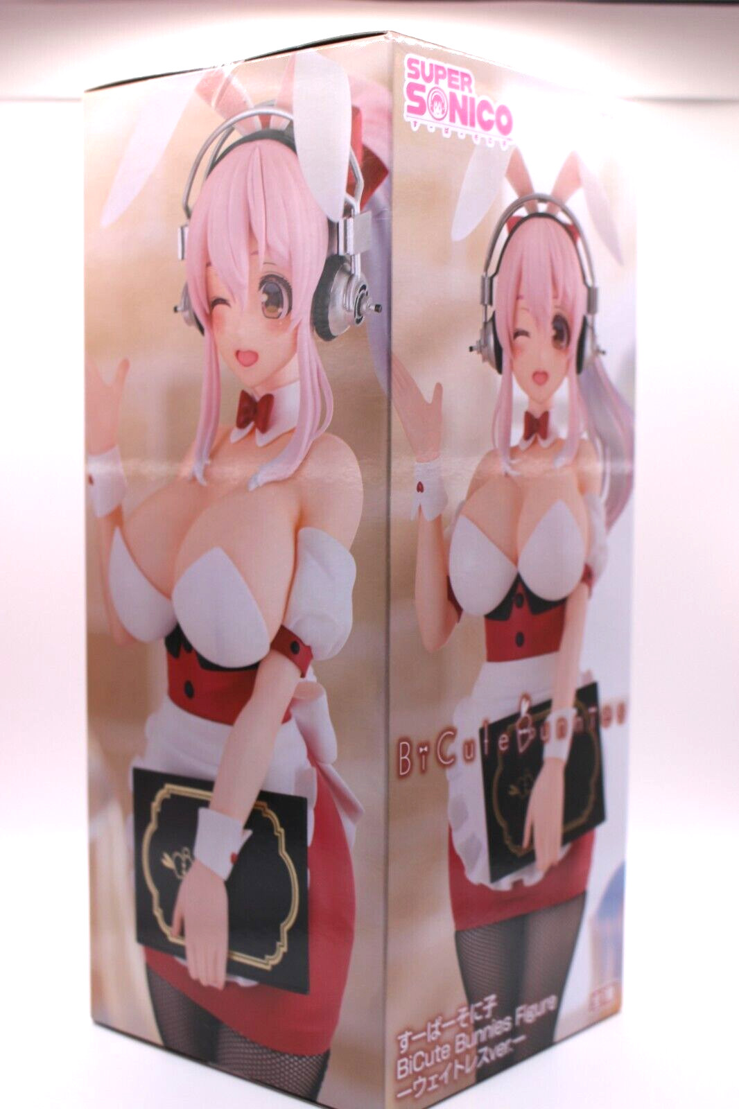 Super Sonico BiCute Bunnies Figure Waitress Ver. FuRyu 11.02in Nitroplus 2024