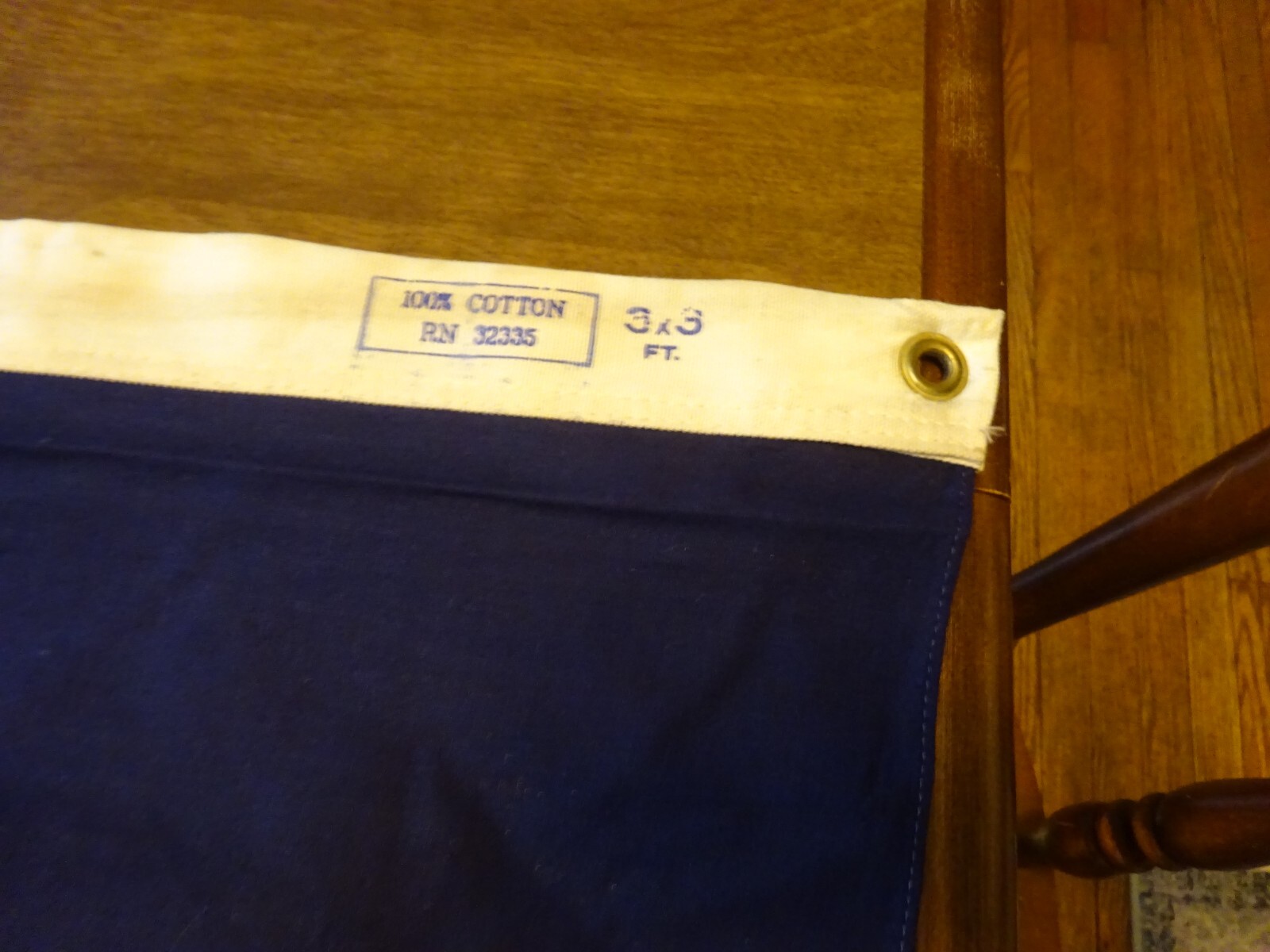 Vintage 1976 Bicentennial Flag Banner Parade #2