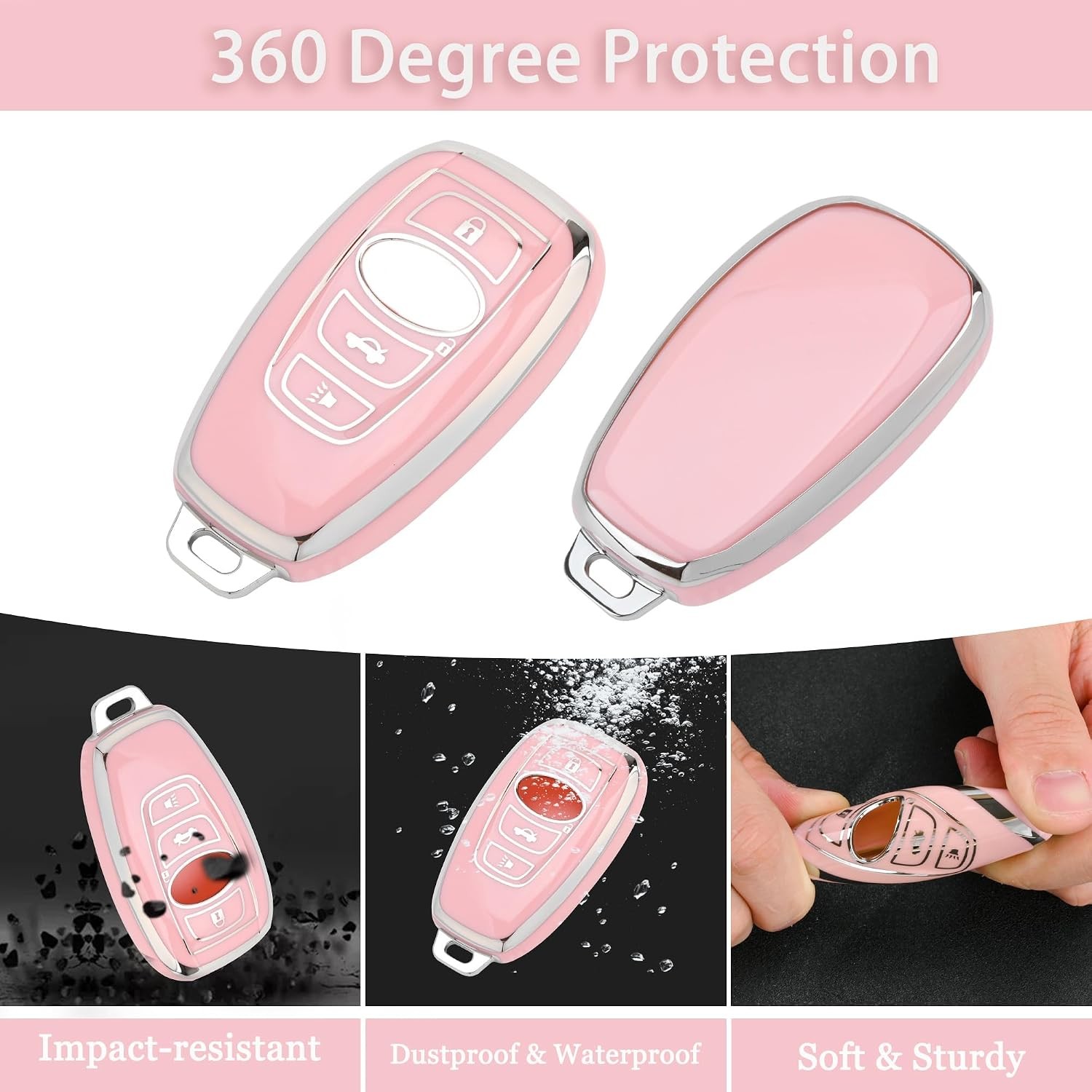 Subaru Soft TPU Key Fob Cover Protector Case Skin Fit for Subaru Fob Protector