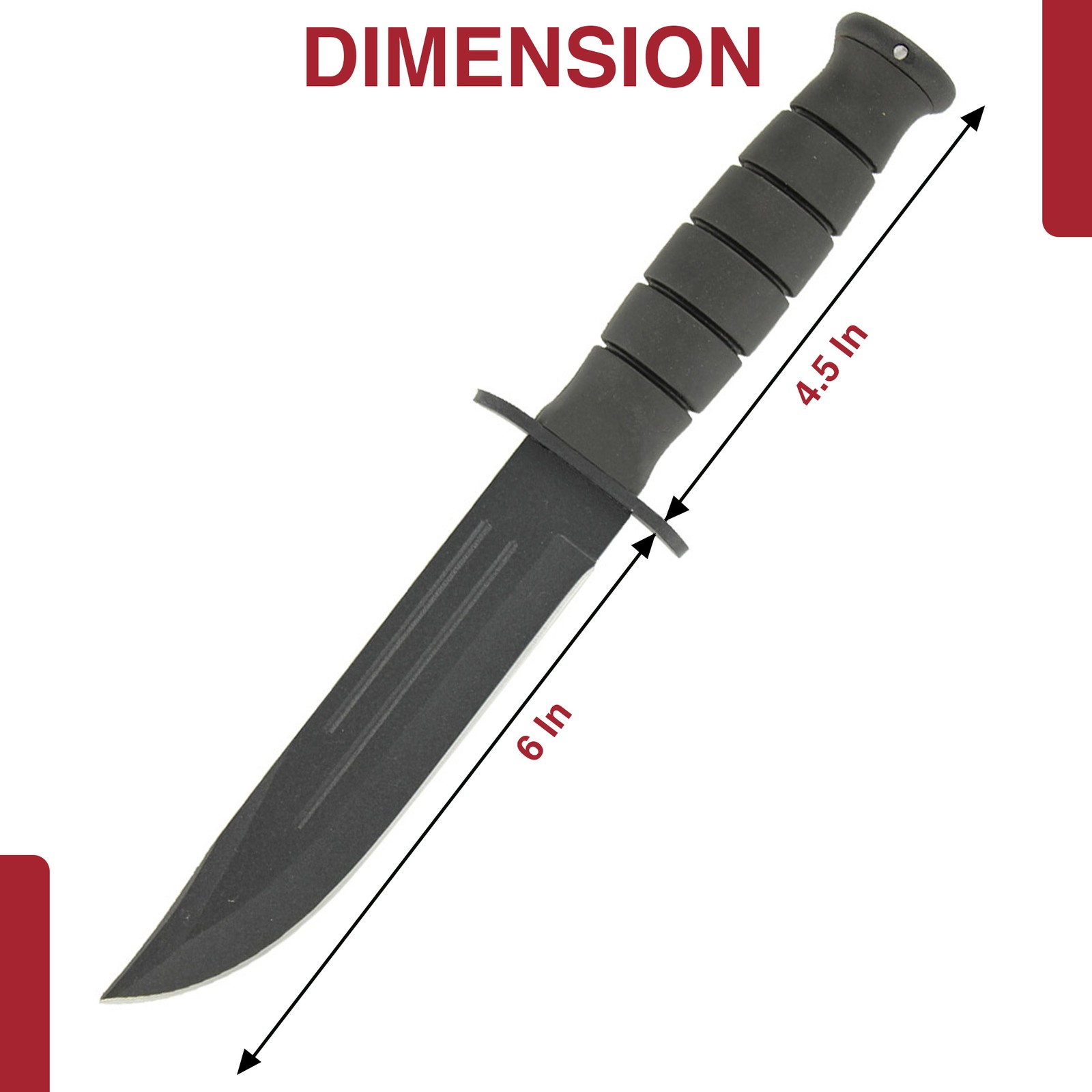 Marine Raider Combat Tactical Military Survival Hunting Fixed Blade Knife