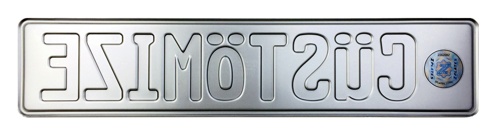 Custom German License Plate + Frame: Customize Your Plate