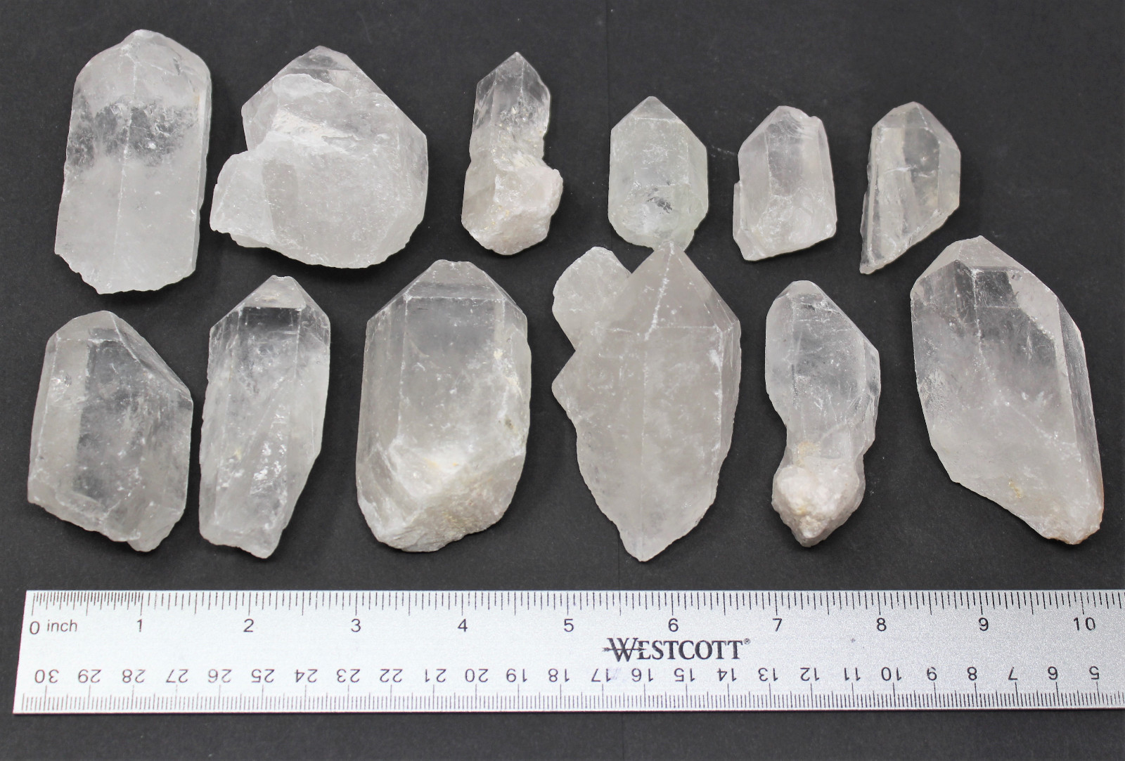 CLEARANCE Bulk Lot 2 lb Rough Natural Quartz Crystal 4500 Carats Clear Points