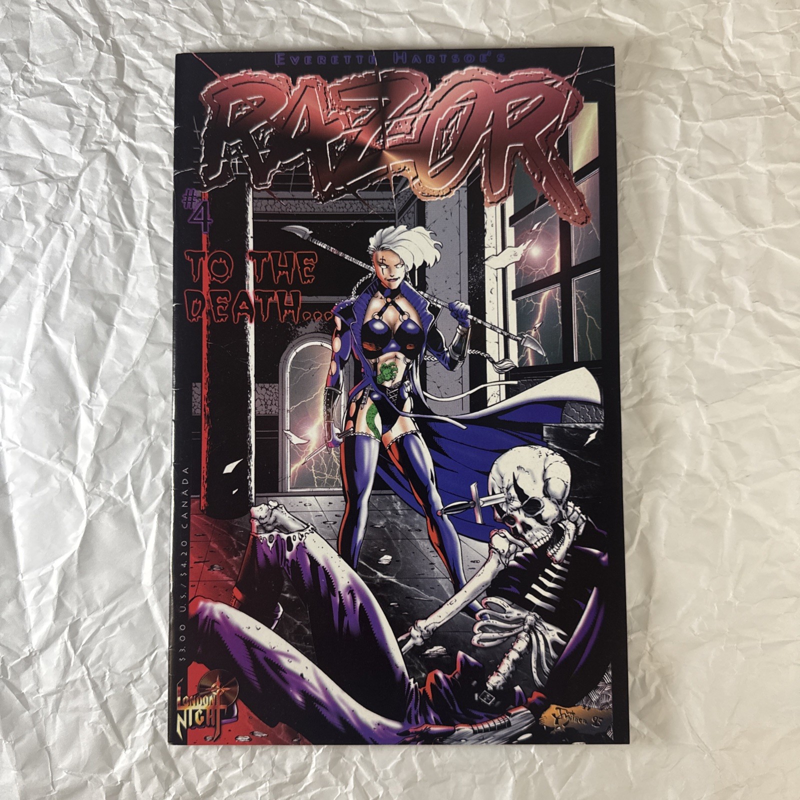 Razor (1992) – Razor Burn (1995) – London Night Studios – lot of 12 comics