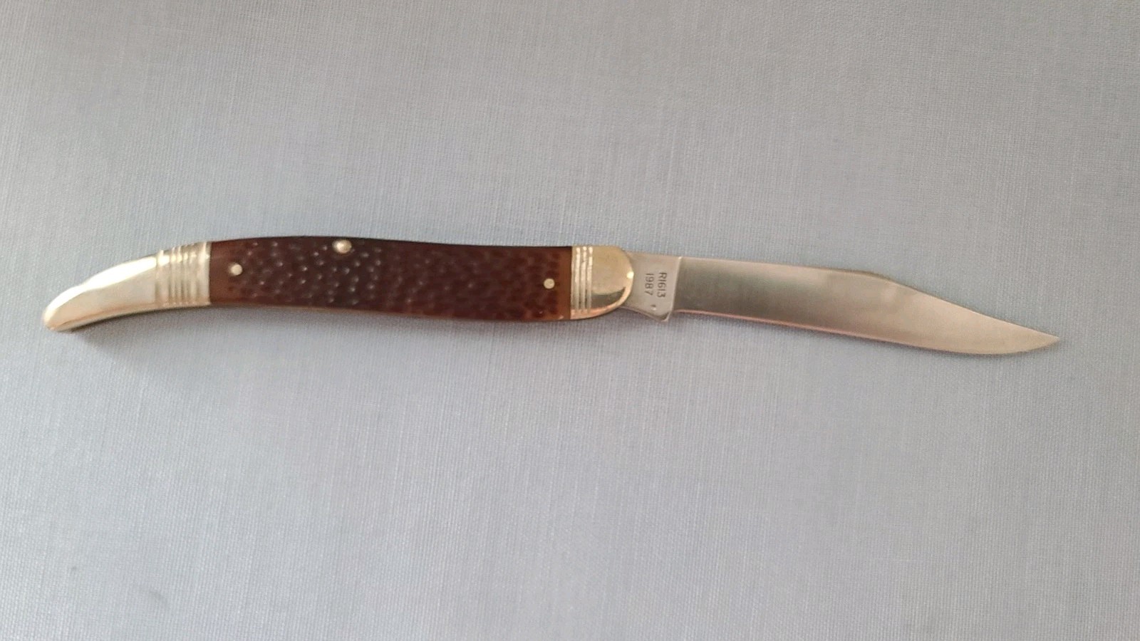 Remington Fisherman Bullet Knife~ Single Blade 1987- R1613 UMC USA Excellent!