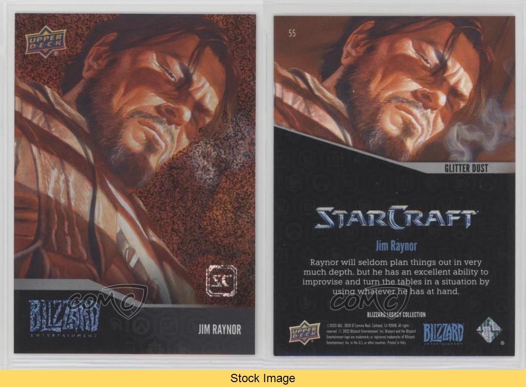 2023 Upper Deck Blizzard Legacy Collection Glitter Dust Jim Raynor #55 READ 4et