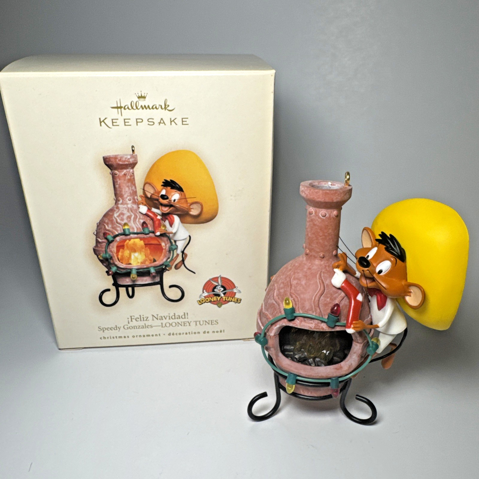 Hallmark Keepsake Speedy Gonzales Ornament Feliz Navidad Looney Tunes 2007