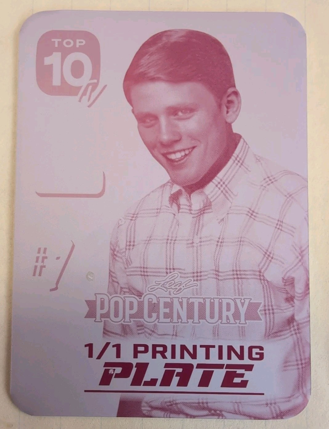 Ron Howard 2026 Leaf Metal Pop Century Card 1/1 Printing Plate 1/1 Plate