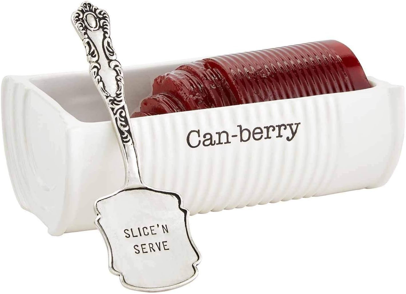Can-Berry Ceramic Cranberry Serving Dish Spatula Set, Holiday, Thanksgiving, …