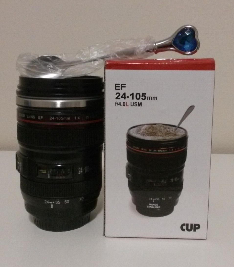 Camera Lens EF 24-105 MM Cup With Lid