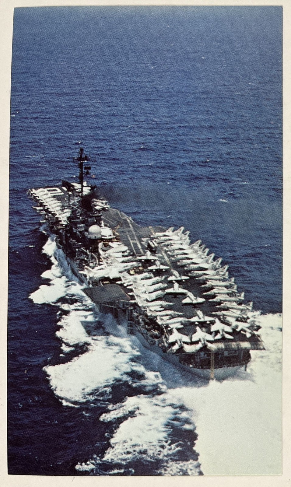 USS Hancock CVA-19 postcard US Navy Aircraft Carrier