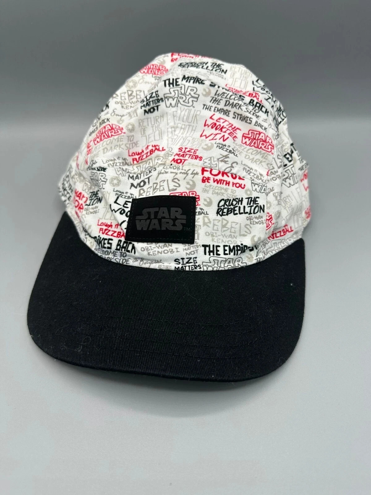 Star Wars Adult Black & White Rebels Rebellion Hat Cap