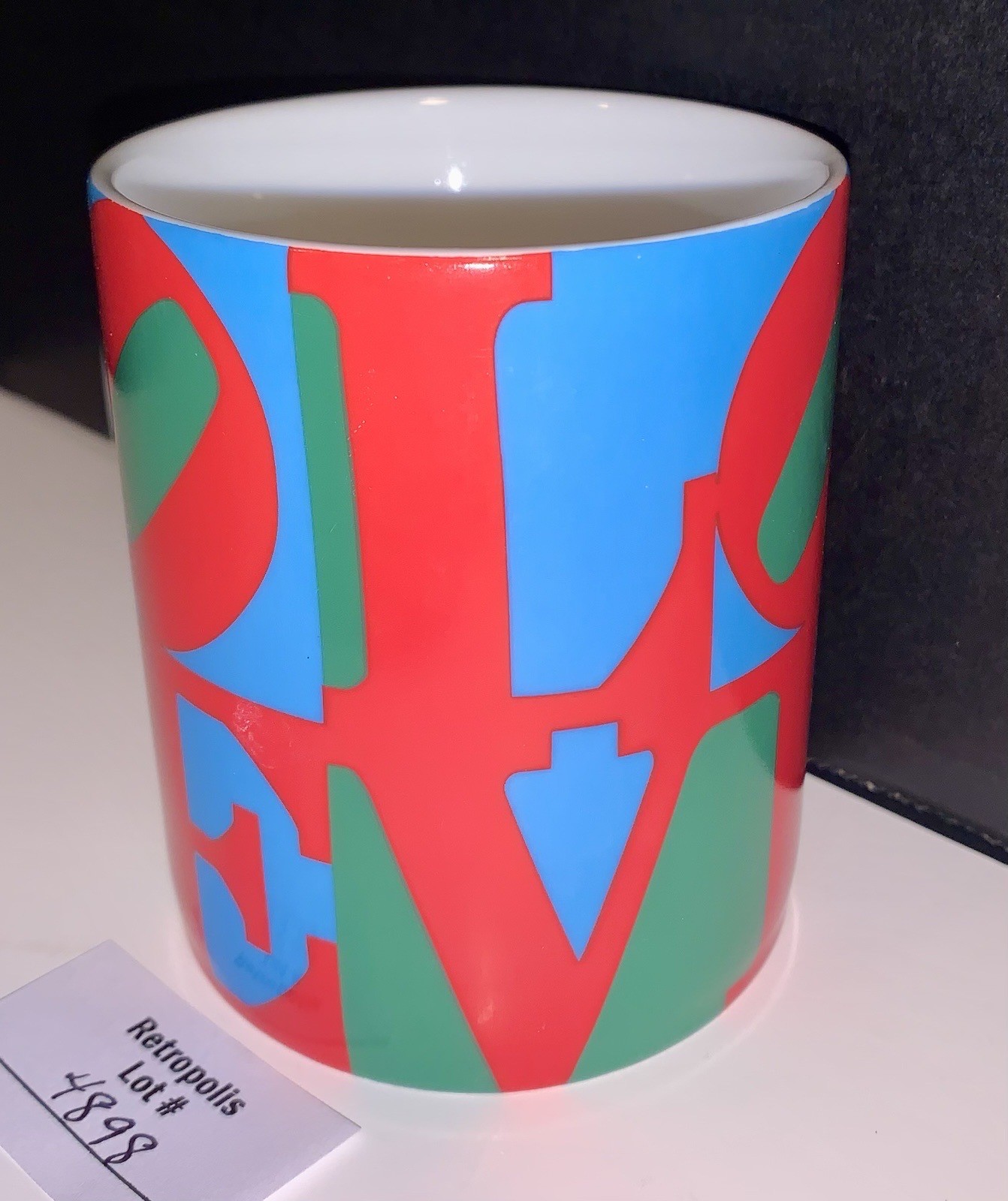 Robert Indiana LOVE Coffee Mug 2009