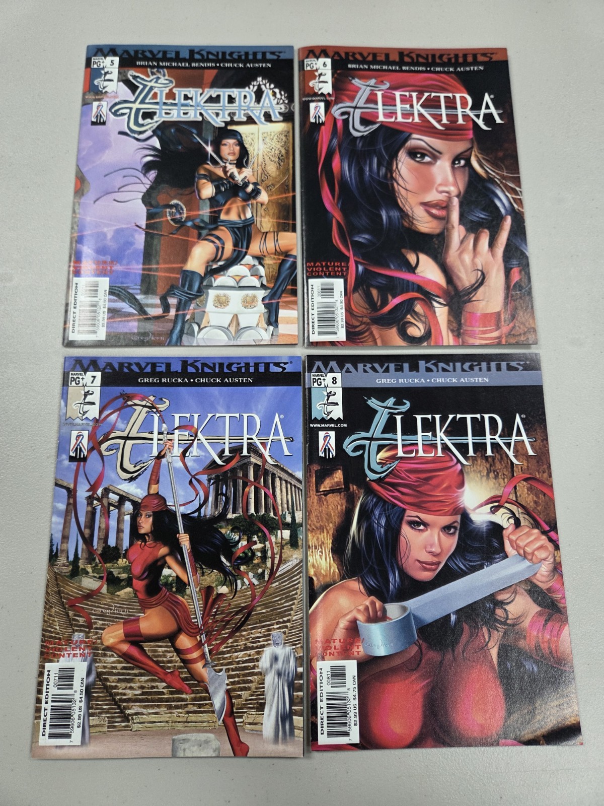 Elektra Vol 2 #1-35 Complete Set Marvel Knights Full Run SEE PICTURES